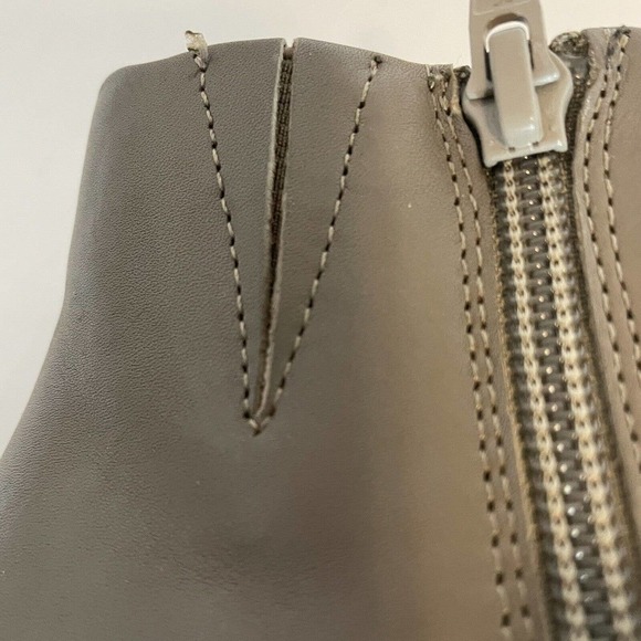 Vionic Serena Leather Ankle Taupe Booties Leather Women's Size 6 - Picture 7 of 11